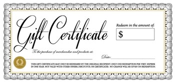 $50 Gift Certificate